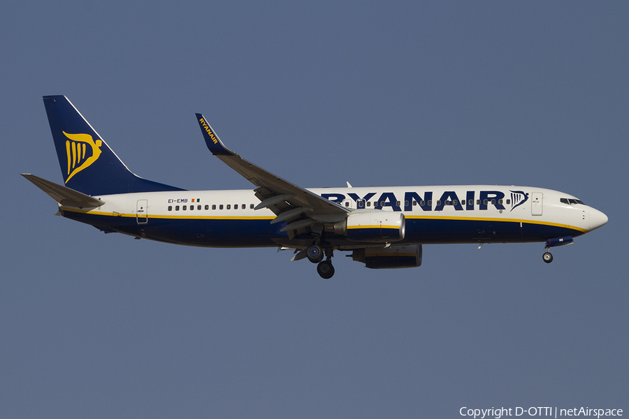 Ryanair Boeing 737-8AS (EI-EMB) | Photo 370273