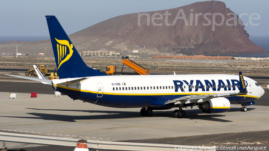 Ryanair Boeing 737-8AS (EI-EMB) | Photo 402392