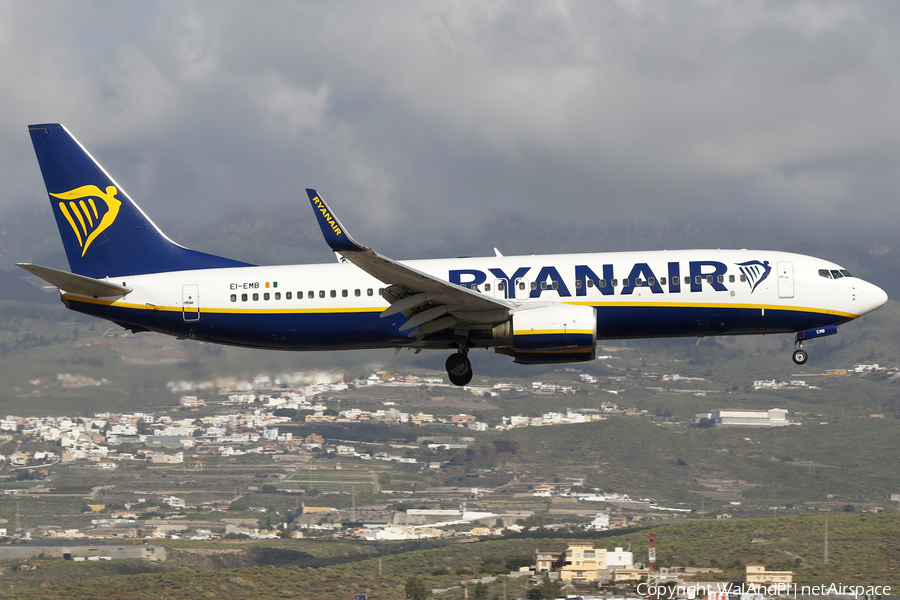 Ryanair Boeing 737-8AS (EI-EMB) | Photo 554224