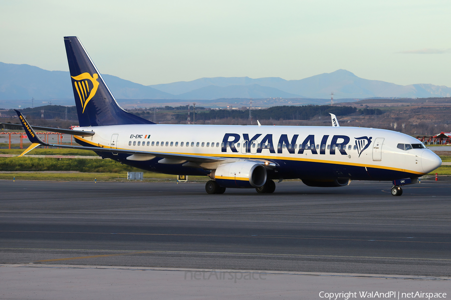 Ryanair Boeing 737-8AS (EI-EMC) | Photo 674040