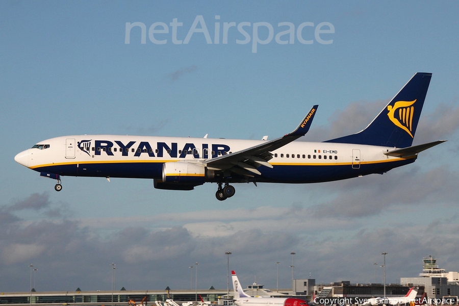 Ryanair Boeing 737-8AS (EI-EMD) | Photo 59937