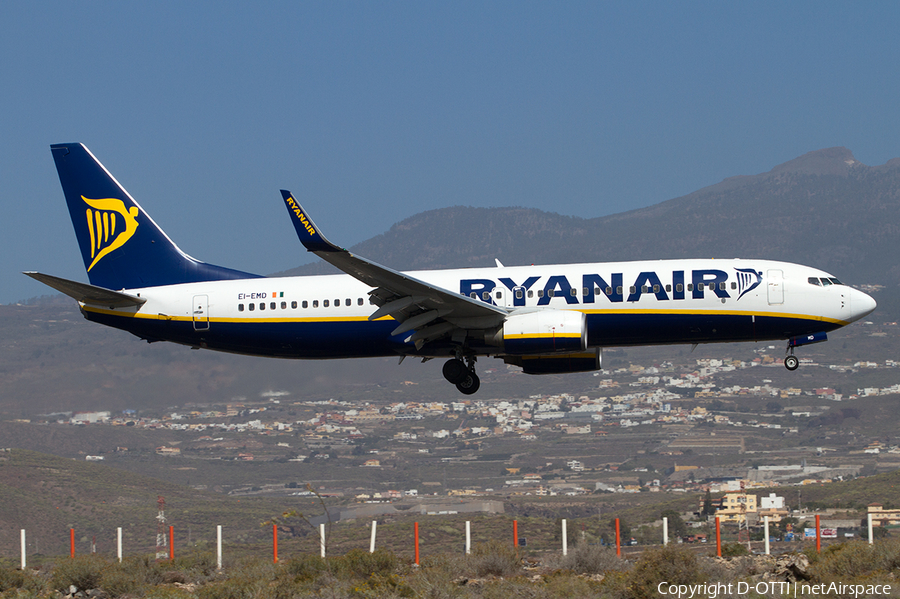 Ryanair Boeing 737-8AS (EI-EMD) | Photo 481679