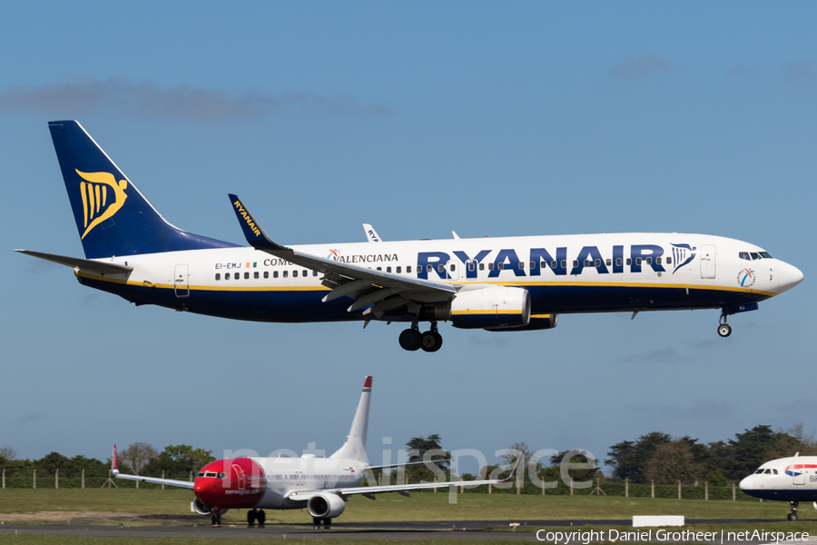 Ryanair Boeing 737-8AS (EI-EMJ) | Photo 165343