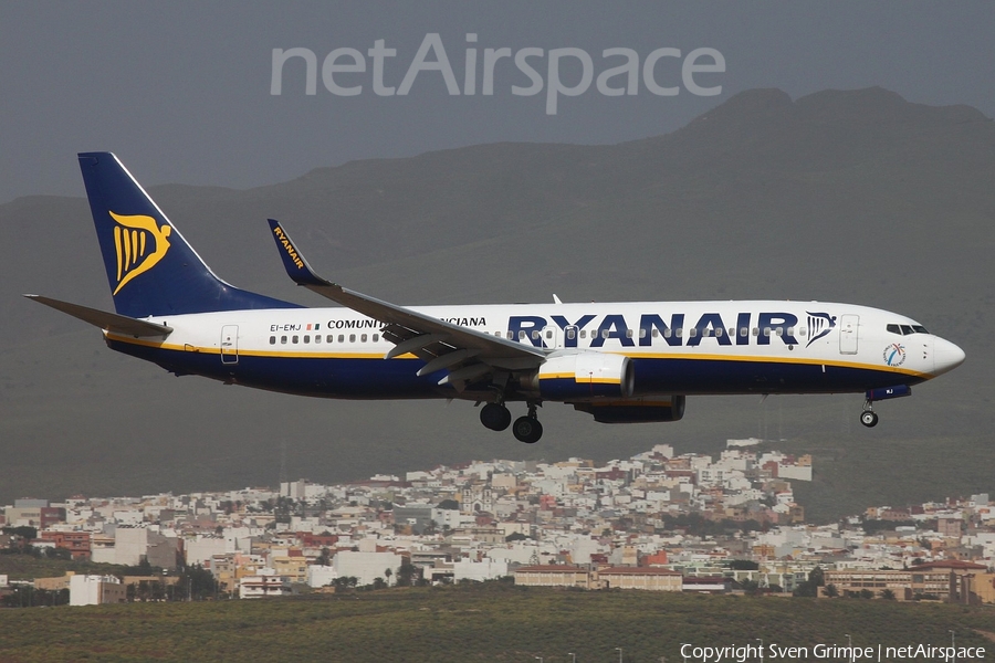 Ryanair Boeing 737-8AS (EI-EMJ) | Photo 236666