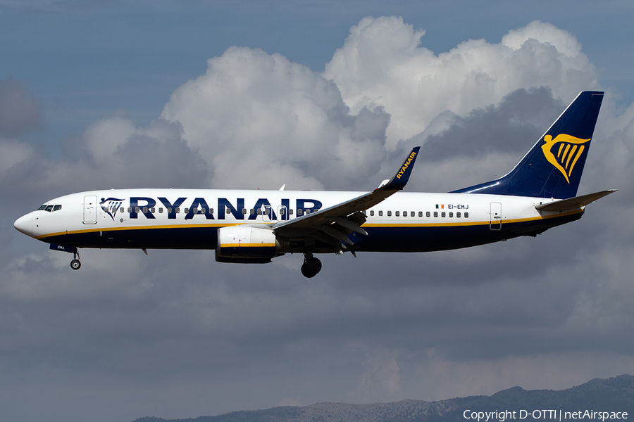 Ryanair Boeing 737-8AS (EI-EMJ) | Photo 529704