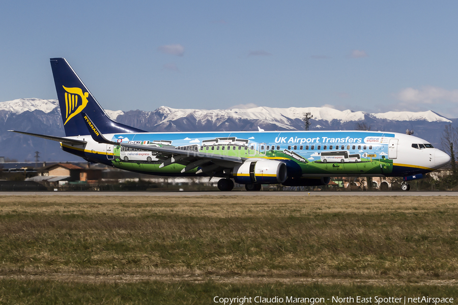 Ryanair Boeing 737-8AS (EI-EMK) | Photo 98348