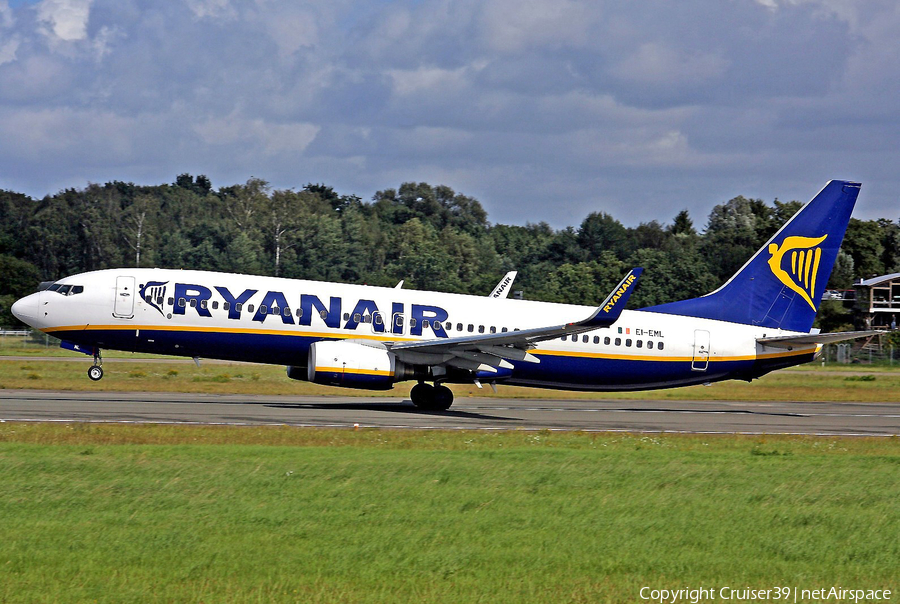 Ryanair Boeing 737-8AS (EI-EML) | Photo 131549
