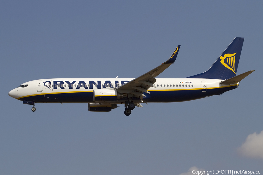 Ryanair Boeing 737-8AS (EI-EML) | Photo 415965