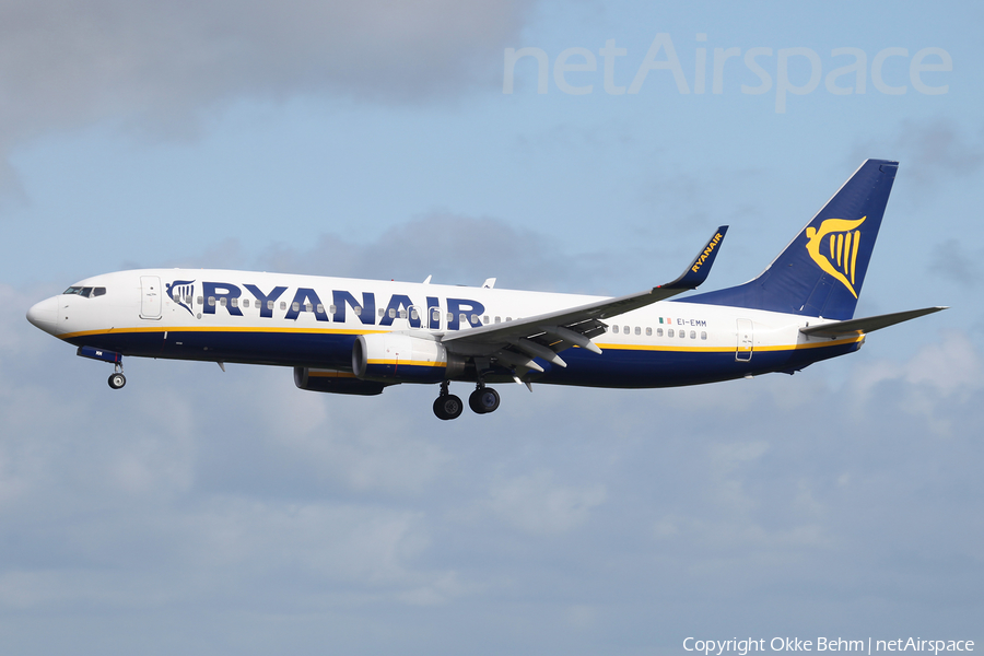 Ryanair Boeing 737-8AS (EI-EMM) | Photo 108756