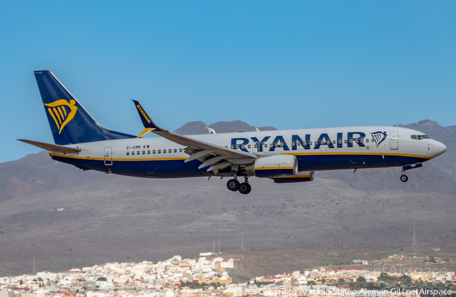 Ryanair Boeing 737-8AS (EI-EMM) | Photo 638906