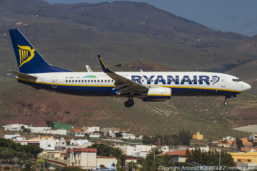 Ryanair Boeing 737-8AS (EI-EMO) | Photo 154940