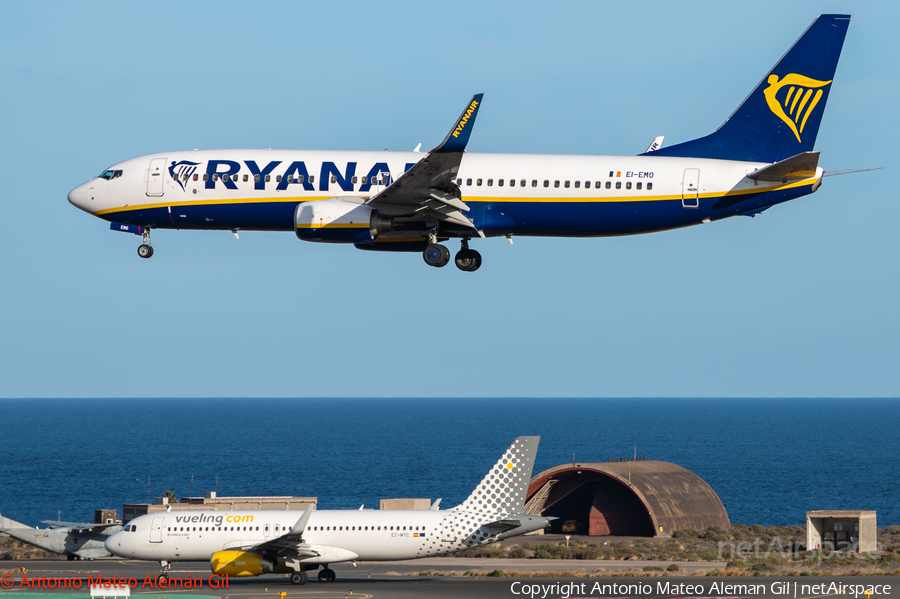 Ryanair Boeing 737-8AS (EI-EMO) | Photo 666854