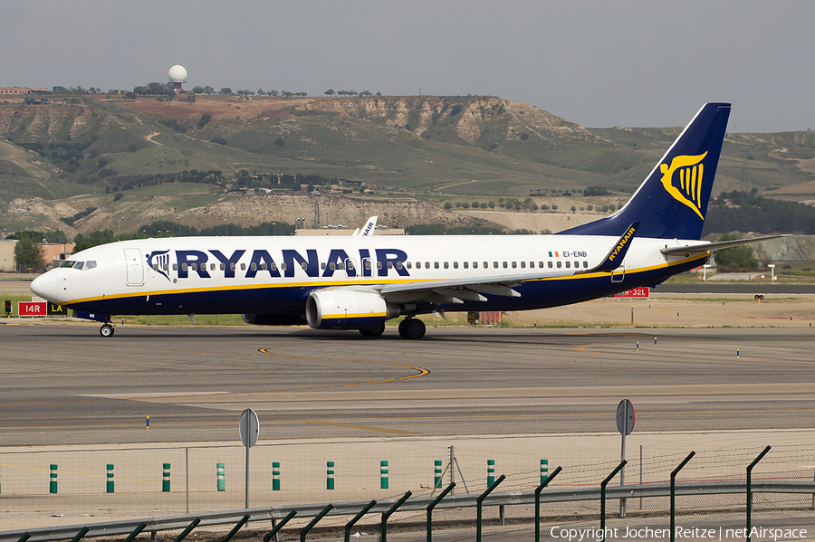 Ryanair Boeing 737-8AS (EI-ENB) | Photo 47239