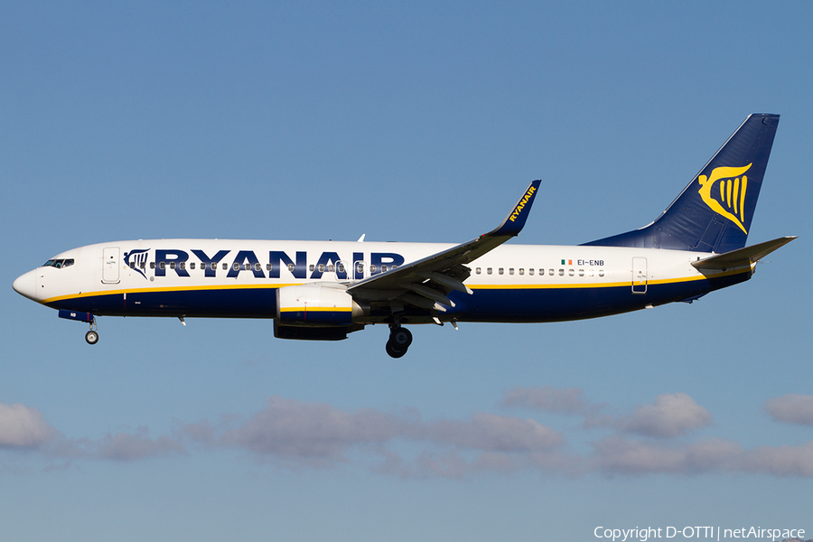 Ryanair Boeing 737-8AS (EI-ENB) | Photo 523692