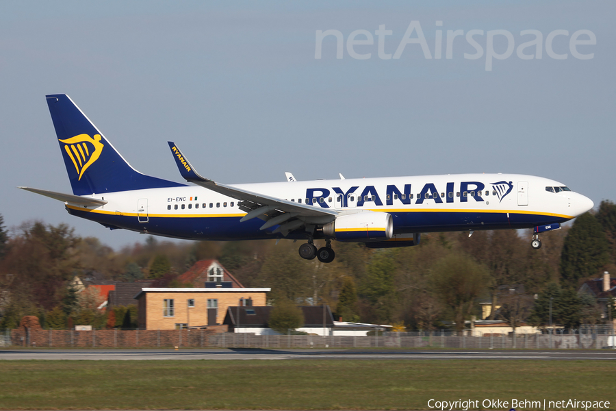Ryanair Boeing 737-8AS (EI-ENC) | Photo 313756