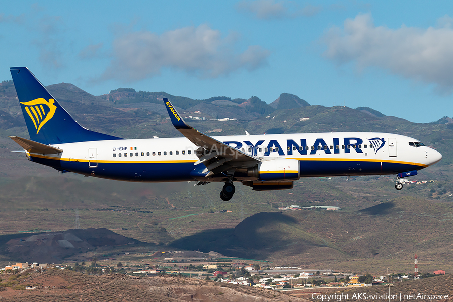 Ryanair Boeing 737-8AS (EI-ENF) | Photo 362741