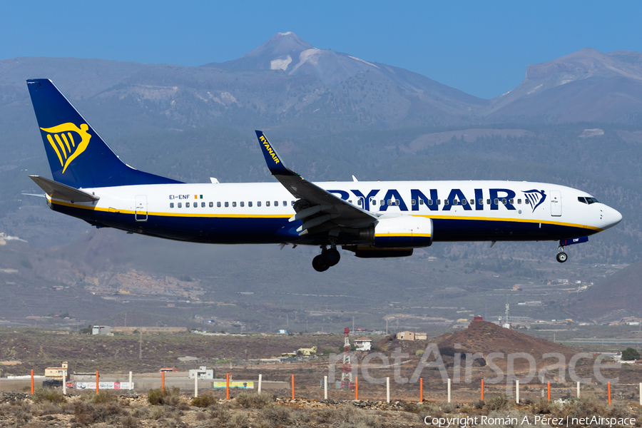 Ryanair Boeing 737-8AS (EI-ENF) | Photo 365344