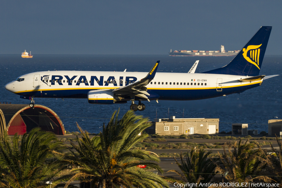 Ryanair Boeing 737-8AS (EI-ENH) | Photo 133576