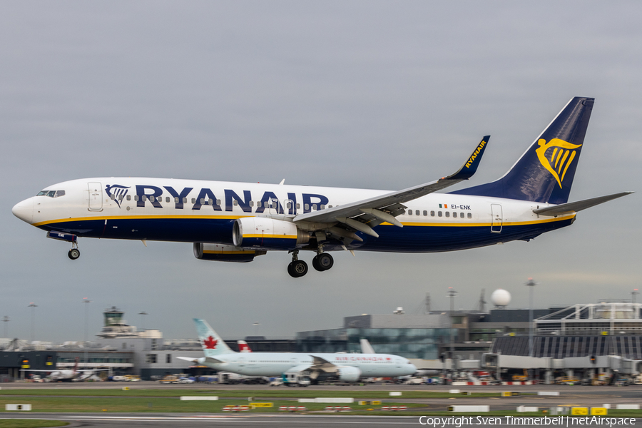 Ryanair Boeing 737-8AS (EI-ENK) | Photo 538688