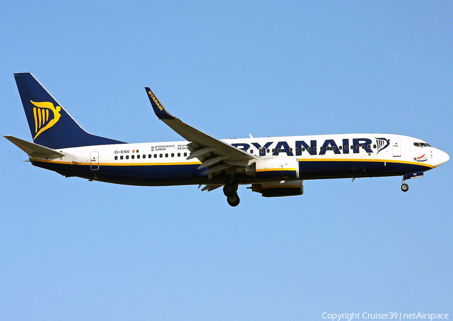 Ryanair Boeing 737-8AS (EI-ENS) | Photo 75173