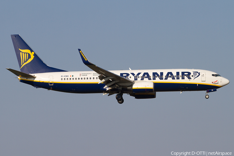 Ryanair Boeing 737-8AS (EI-ENS) | Photo 507604