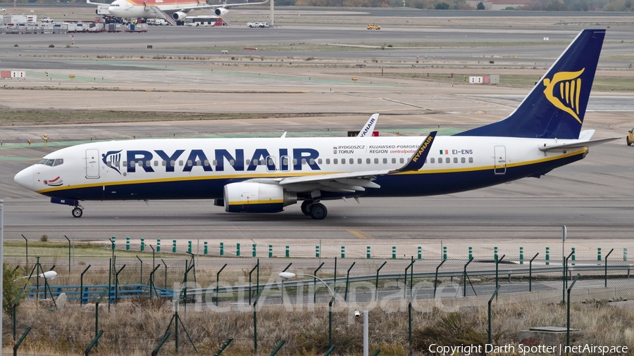 Ryanair Boeing 737-8AS (EI-ENS) | Photo 233534