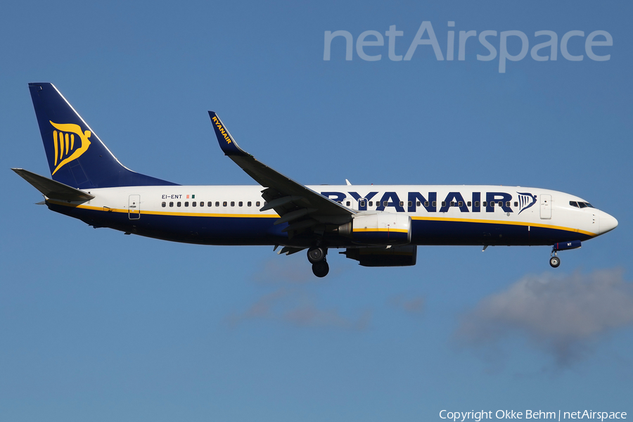 Ryanair Boeing 737-8AS (EI-ENT) | Photo 191505