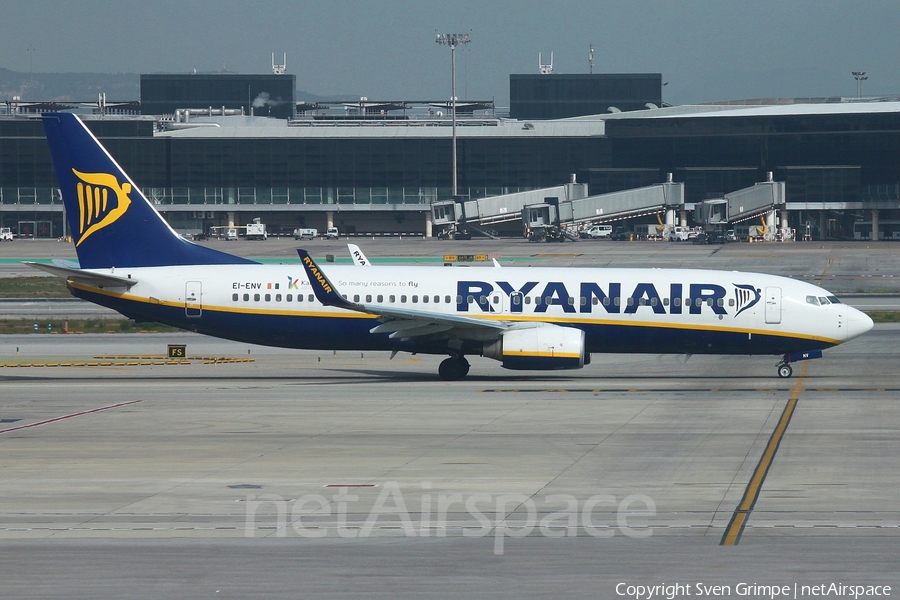 Ryanair Boeing 737-8AS (EI-ENV) | Photo 105720