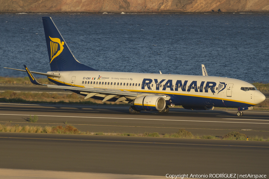 Ryanair Boeing 737-8AS (EI-ENV) | Photo 133103