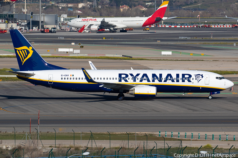 Ryanair Boeing 737-8AS (EI-ENV) | Photo 376191
