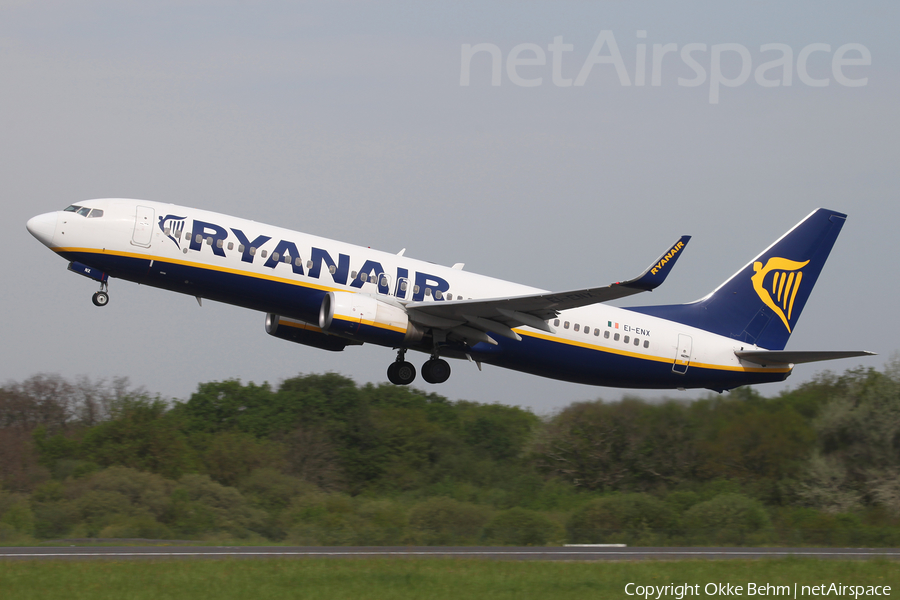 Ryanair Boeing 737-8AS (EI-ENX) | Photo 240644