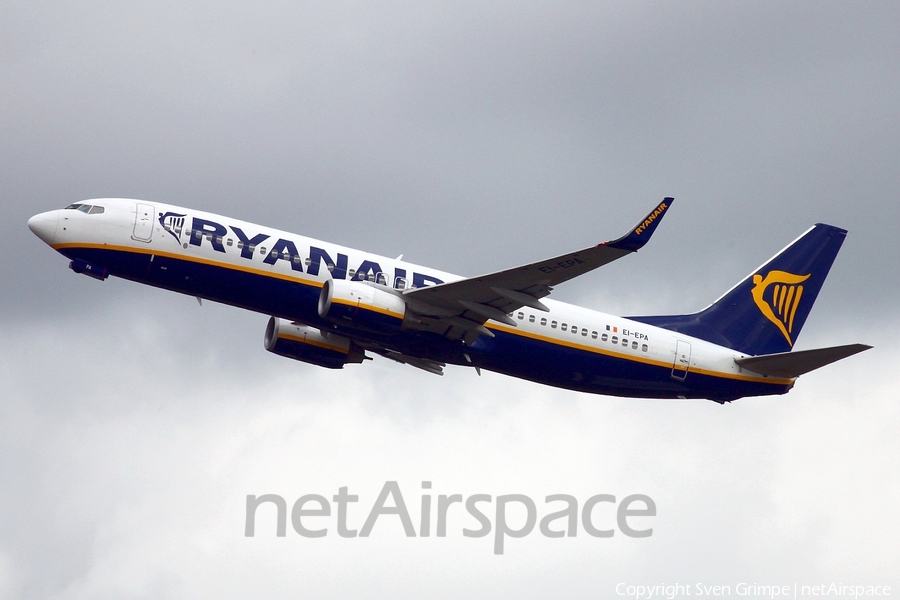 Ryanair Boeing 737-8AS (EI-EPA) | Photo 38631