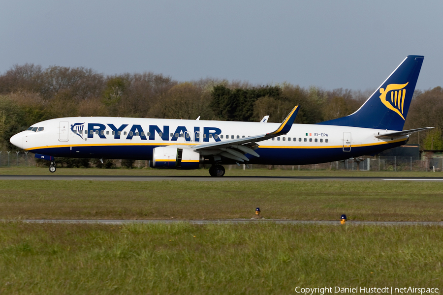 Ryanair Boeing 737-8AS (EI-EPA) | Photo 479437