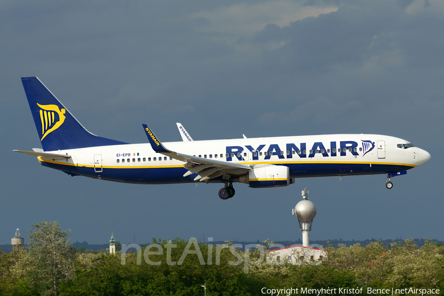 Ryanair Boeing 737-8AS (EI-EPB) | Photo 405080