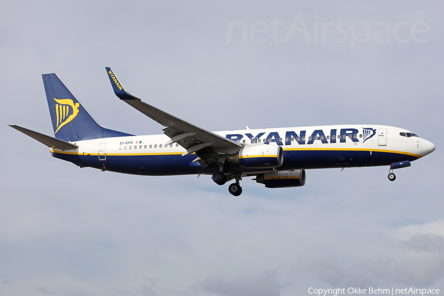 Ryanair Boeing 737-8AS (EI-EPC) | Photo 364185