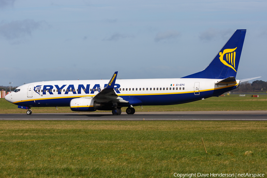 Ryanair Boeing 737-8AS (EI-EPC) | Photo 149487