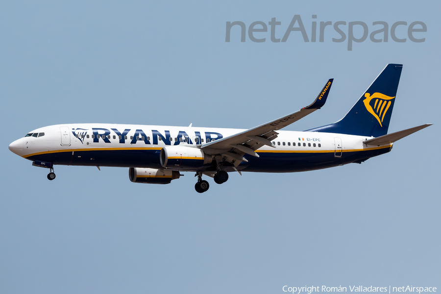 Ryanair Boeing 737-8AS (EI-EPC) | Photo 461394