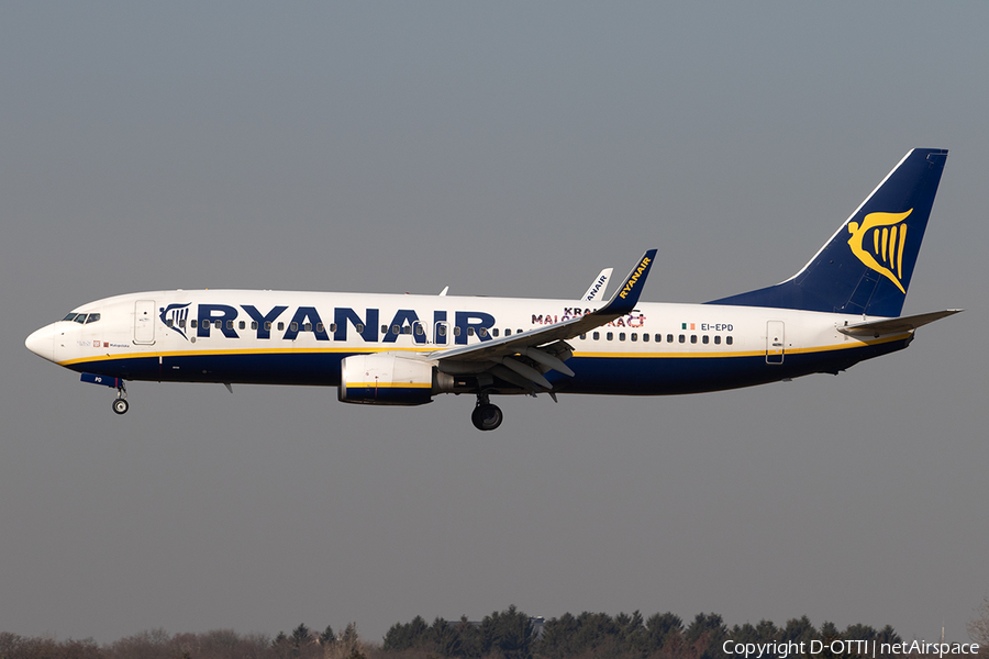 Ryanair Boeing 737-8AS (EI-EPD) | Photo 294873