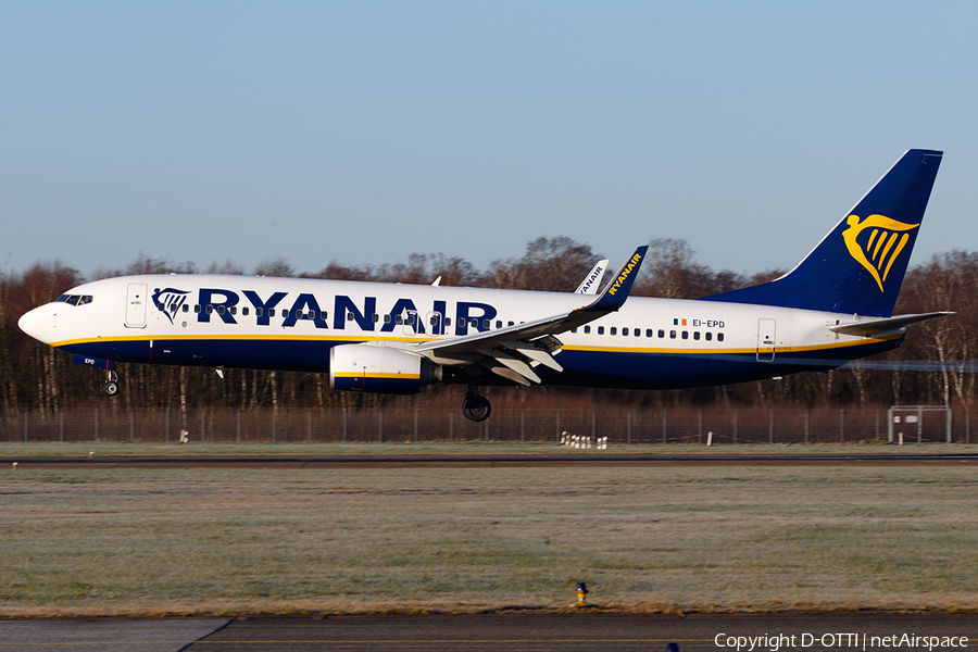 Ryanair Boeing 737-8AS (EI-EPD) | Photo 496790