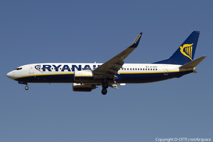 Ryanair Boeing 737-8AS (EI-EPD) | Photo 414443