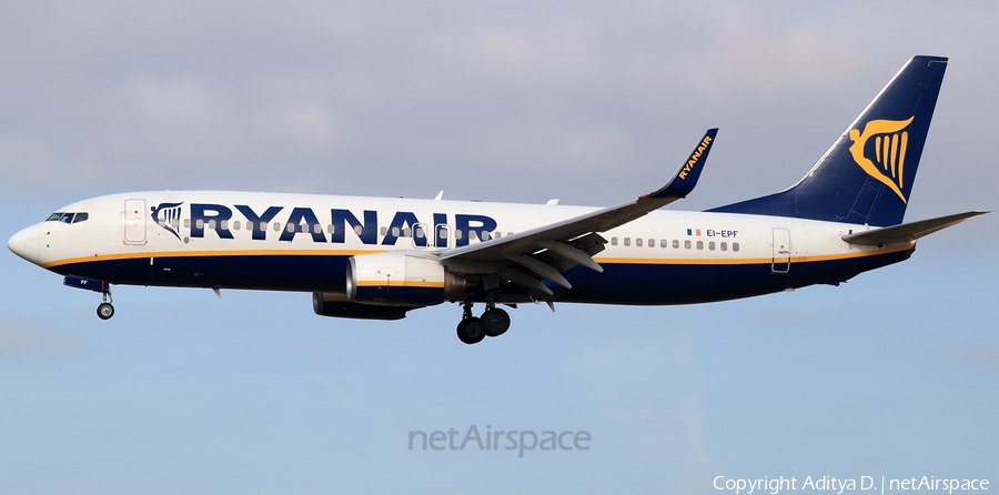 Ryanair Boeing 737-8AS (EI-EPF) | Photo 365229