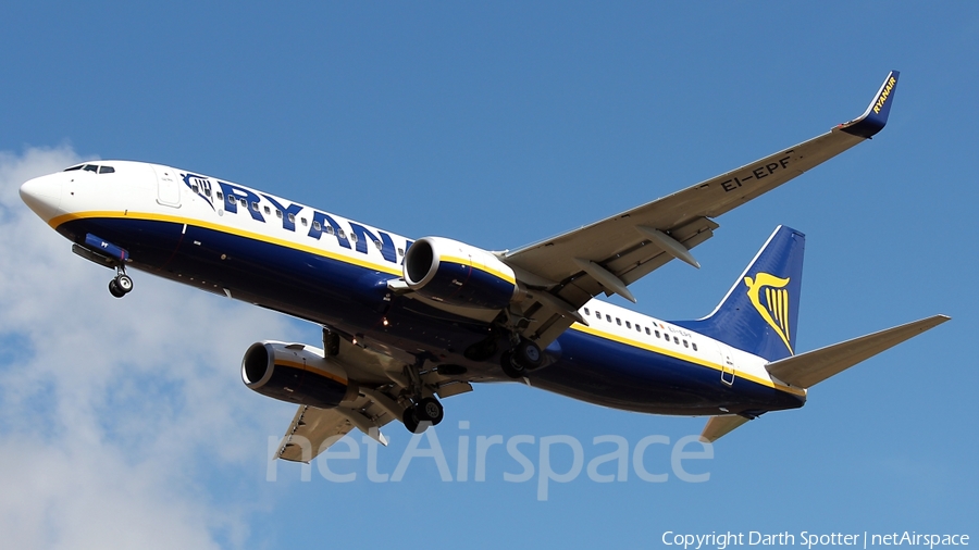 Ryanair Boeing 737-8AS (EI-EPF) | Photo 207353