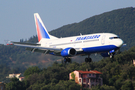 Transaero Airlines Boeing 737-3S3 (EI-ERP) at  Corfu - International, Greece