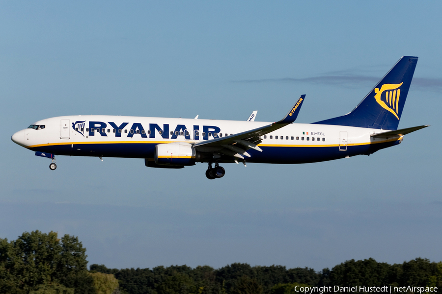 Ryanair Boeing 737-8AS (EI-ESL) | Photo 489229