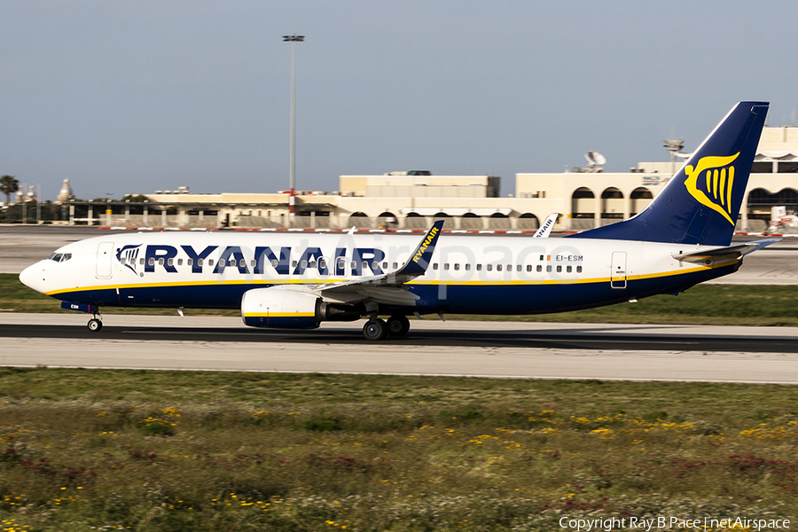 Ryanair Boeing 737-8AS (EI-ESM) | Photo 224432