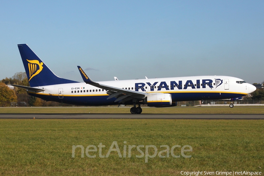 Ryanair Boeing 737-8AS (EI-ESN) | Photo 277147