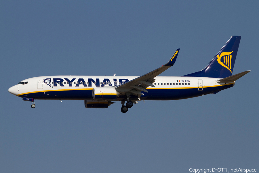 Ryanair Boeing 737-8AS (EI-ESO) | Photo 370559