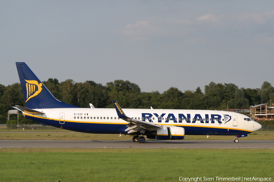 Ryanair Boeing 737-8AS (EI-ESP) | Photo 102856