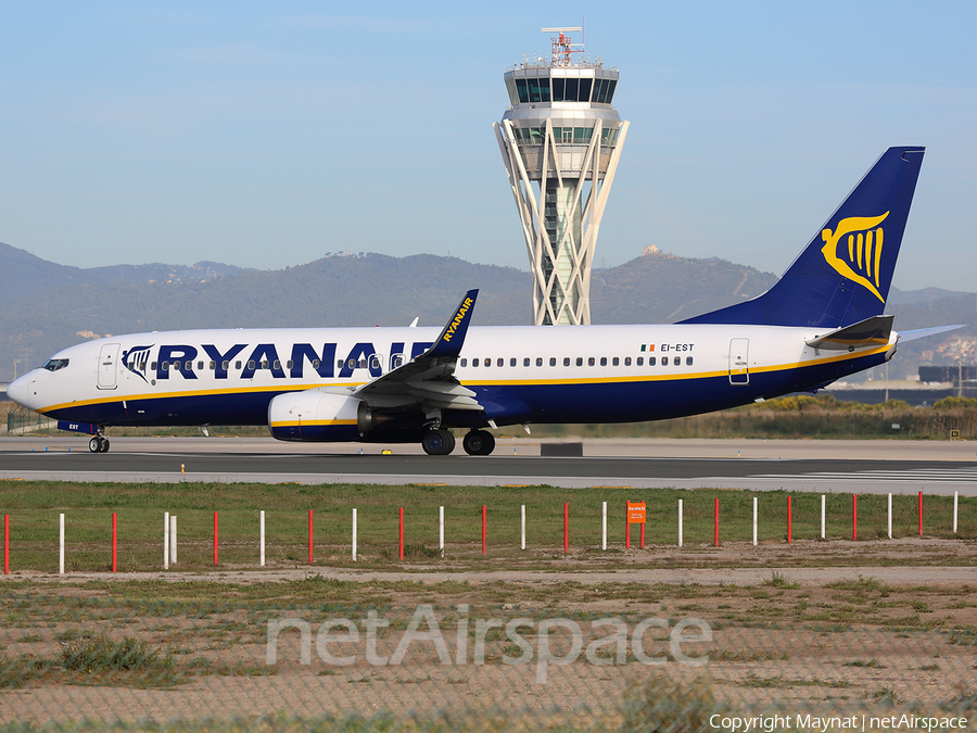 Ryanair Boeing 737-8AS (EI-EST) | Photo 363049