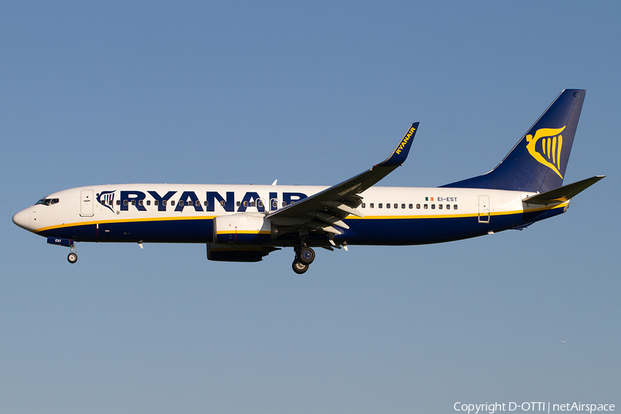 Ryanair Boeing 737-8AS (EI-EST) | Photo 495609